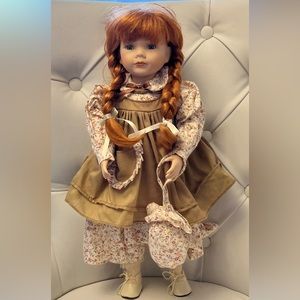 Vanessa Porcelain Vintage Doll